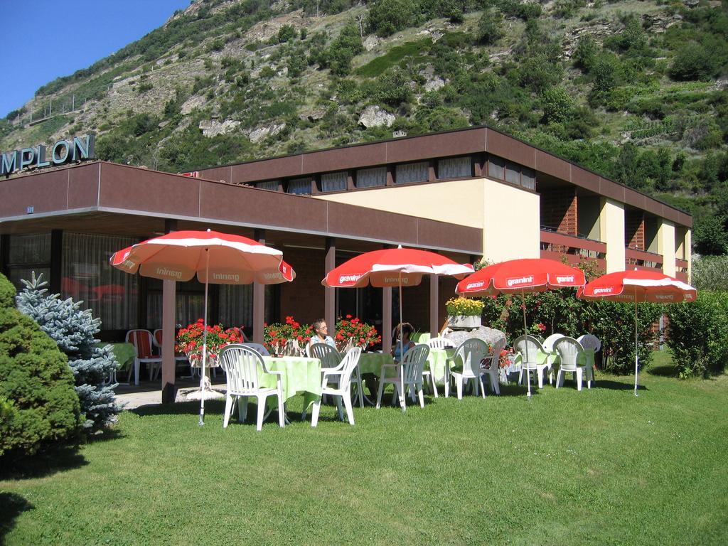 Hotel Garni Simplon Brigerbad Exterior foto